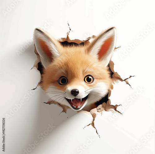 Cute Baby Fox Coming Through.