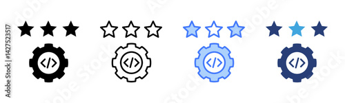 Feature icon sheet multiple style collection