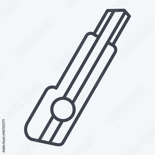 Icon Cutter. related to Repair Tools symbol. line style. design editable
