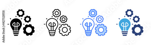 Skill icon sheet multiple style collection