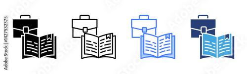 Learning And Development icon sheet multiple style collection