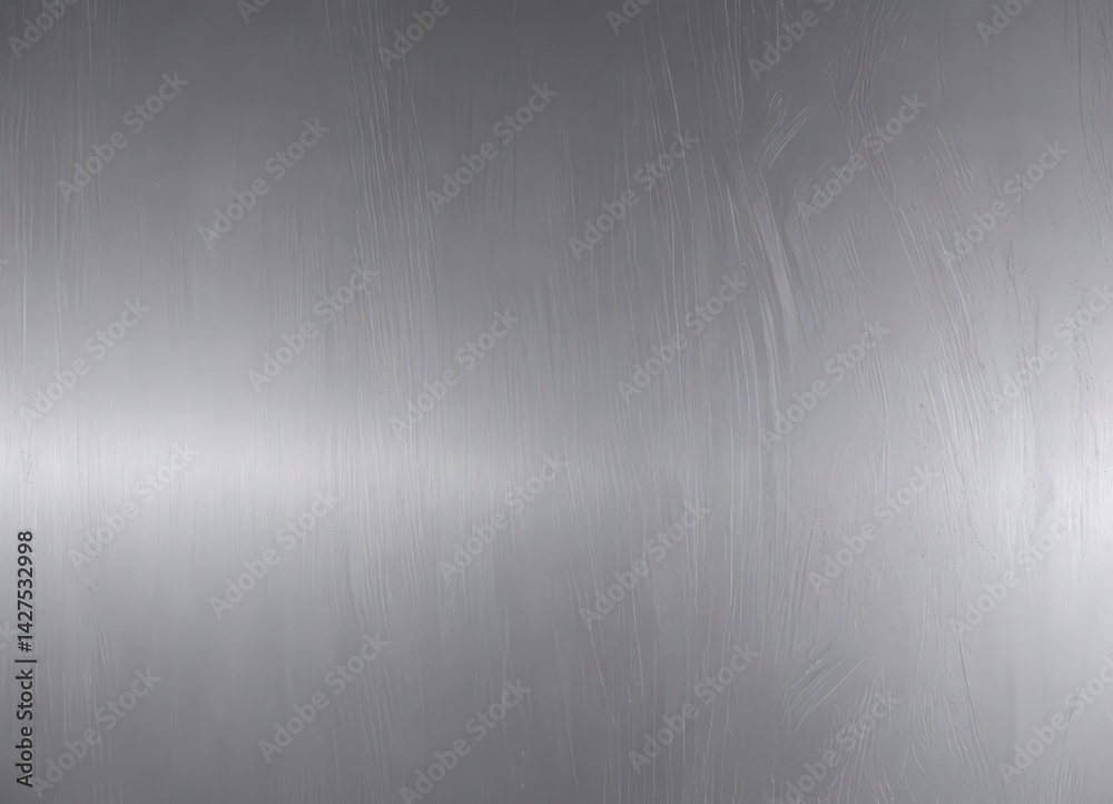 Silver metallic background with subtle linear pattern, high-gloss finish,  glossy,  metallic texture,  shiny
