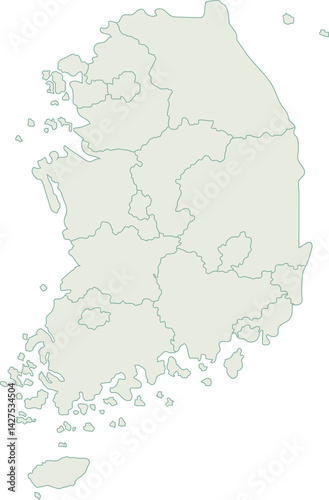 대한민국 지도
