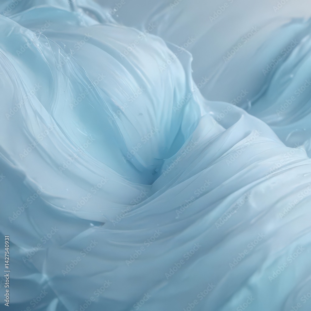Fototapeta premium Swirling pastel blue abstract, soft textures, gentle gradients , dreamy, design, ethereal