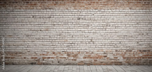 Aged white brick wall, weathered texture  Rough, grungy surface , wall, brick