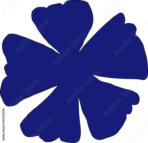 Unique abstract petal formation design