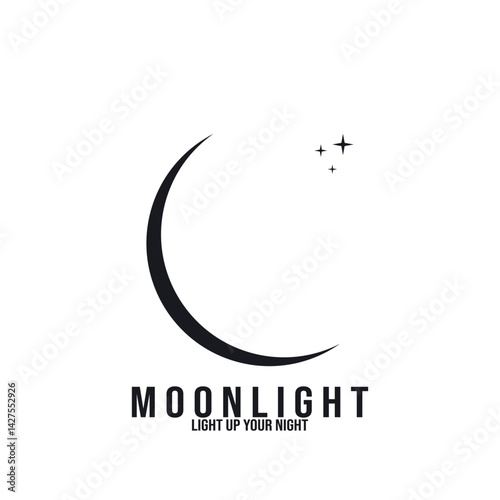 Moon Sun Mosaic abstract icon vector illustration template design