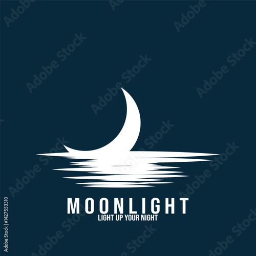 Moon Sun Mosaic abstract icon vector illustration template design