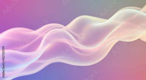 Wavy silk light illusion