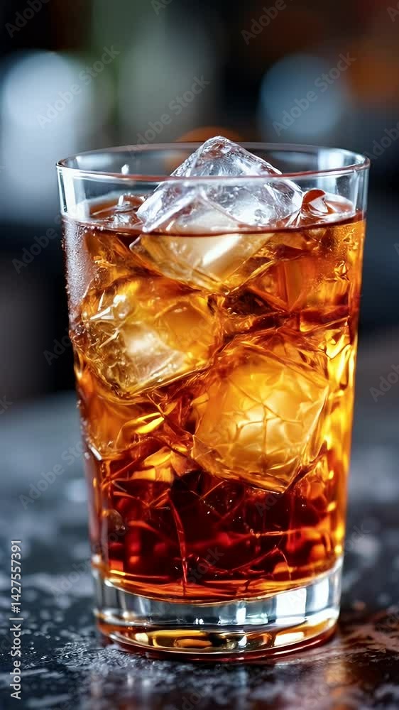 Refreshing Iced Tea in a Highball Glass Refreshing Iced Tea in a Highball Glass