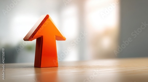 Small orange house illustrating capital inflow from government in public investment strategies for housing development