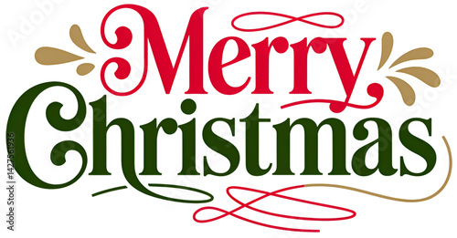 Designed to use the 'Merry Christmas' letters.
