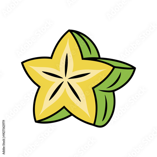 
Star Anise Spice Vector Isolated on Transparent Background