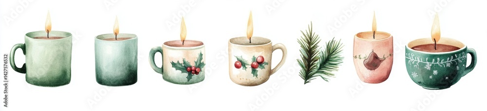 Festive Candle Cups