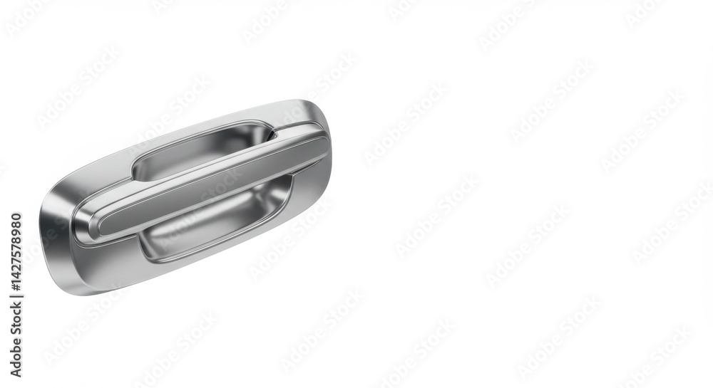 High-Quality Exterior Car Door Handle 3D Render Modern Automotive Part Design High-Quality Exterior Car Door Handle 3D Render Modern Automotive Part Design