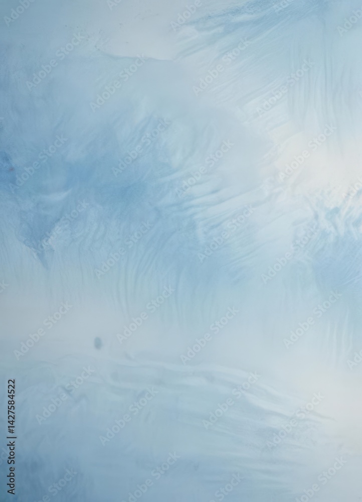 Obraz premium Serene light blue watercolor wash, subtle texture , subtle, artistic