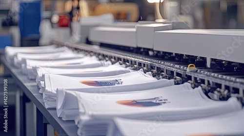 TShirt Printing Factory Automated Production Line.