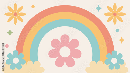 Funky Flower Fun Frame.eps