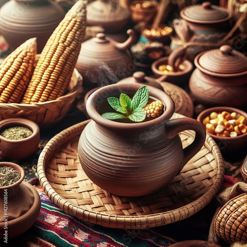 Peruvian Muña in highland markets