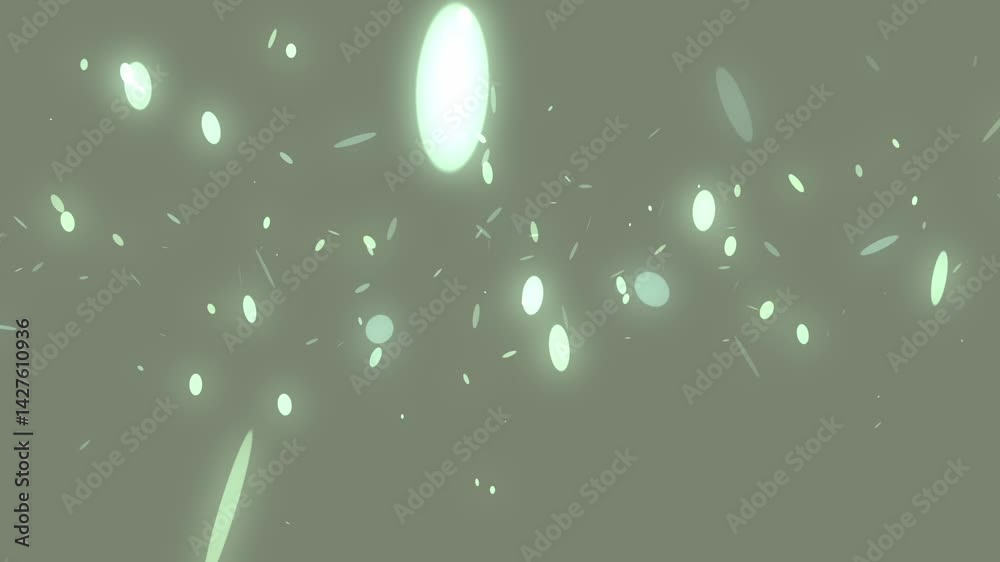 Shiny flying mirror object background