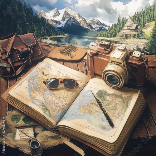 These prompts capture different aspects of travel and exploration