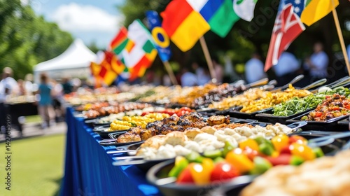 Global Food Fest Delicious International Buffet.