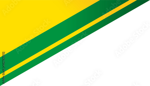 Free Download Brazil Flag Corner Border Illustration - GFXLoad