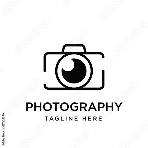 Camera Logo Graphic Design Vector