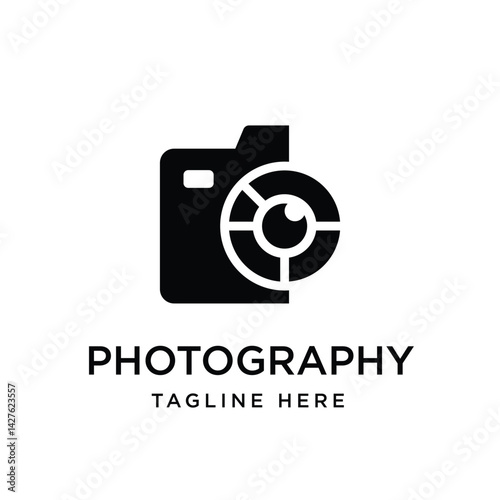 Camera Logo Graphic Design Vector