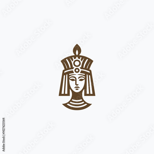 Queen cleopatra logo