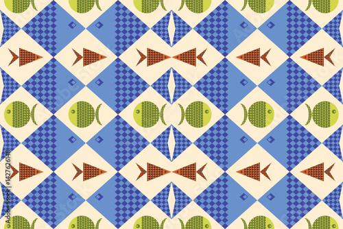 seamless geometric pattern