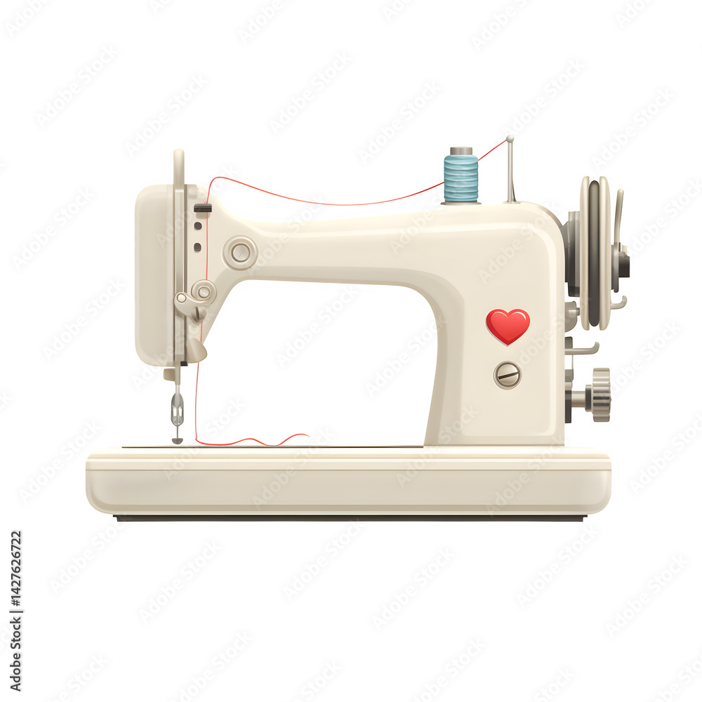 sewing machine isolated on white sewing machine isolated on white
