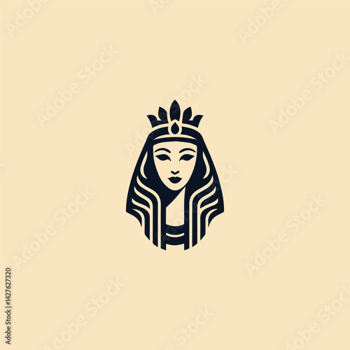 Queen cleopatra logo