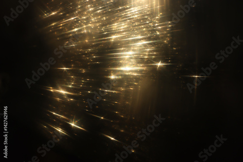 Abstract background of soft focus bokeh lights