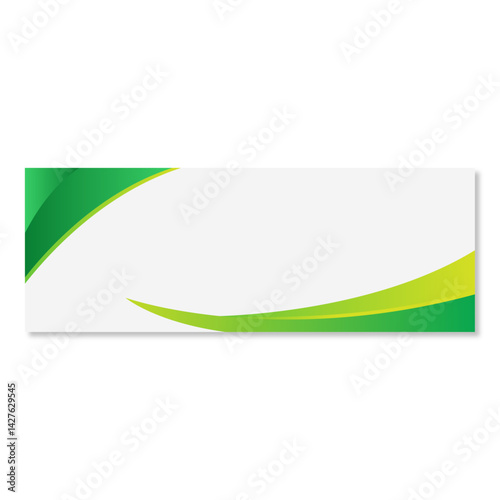Abstract background green lime banner presentation elegant