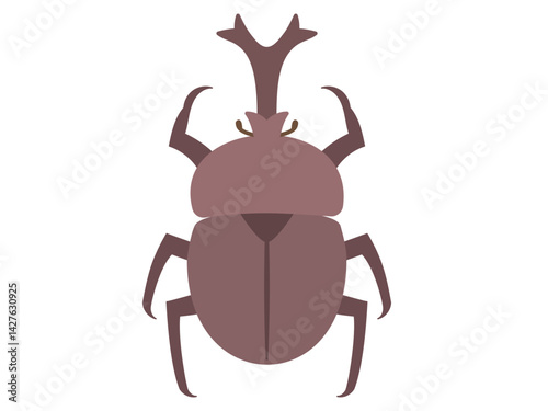 虫_ナチュラルフラット_カブトムシ