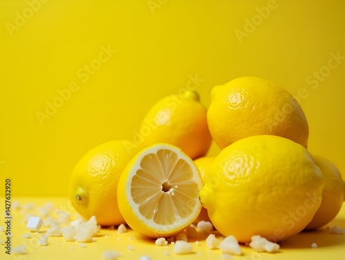 Discover the vibrant world of lemons - from zesty freshness to tangy juiciness, they're rich in vitamin C and versatile in culinary delights, enhancing dishes with their citrusy essence and refreshing photo
