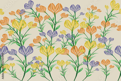 seamless floral background