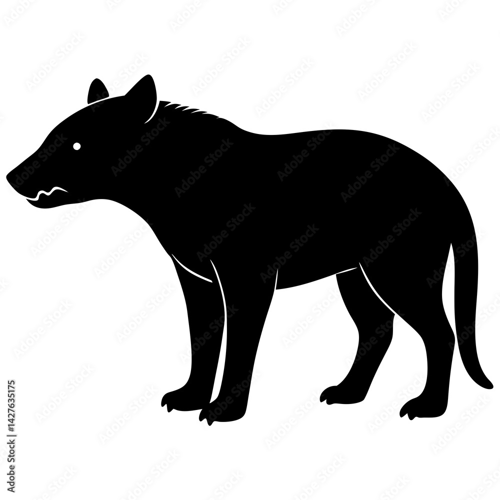 Fototapeta premium Andrewsarchus Vecto Illustrations 