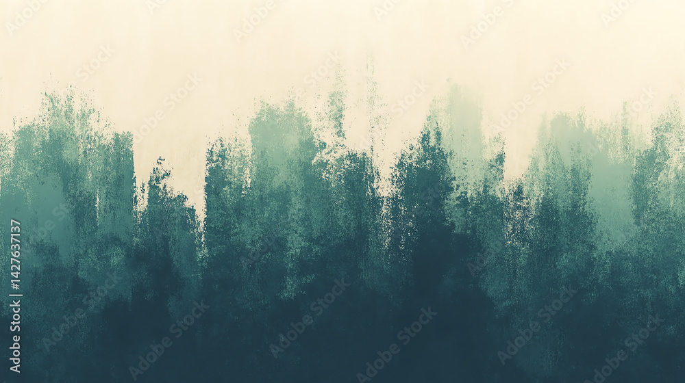 Fototapeta premium Elegant high noise gradients in muted green, beige, and blue. Perfect for vintage, minimalist, or grunge designs. Soft textures, subtle tones, and artistic noise for creative projects