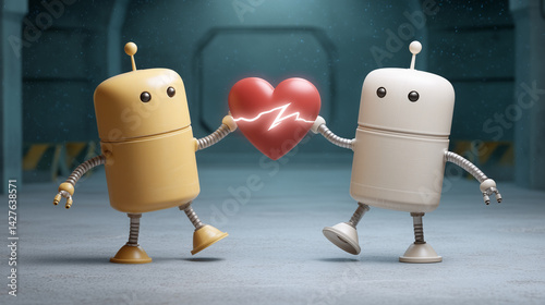 Robotic Romance: Two adorab...