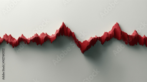 Red Abstract Wave: A dynami...