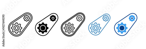 Cogwheel  Icon Element For Design
