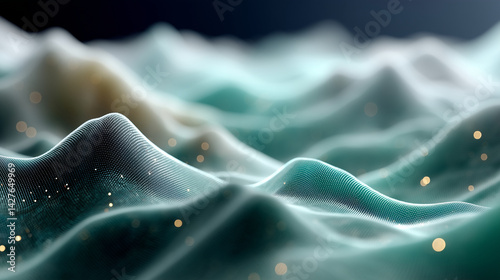 Abstract Ocean Waves: A cap...