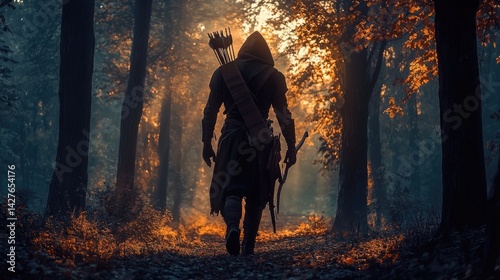 Autumnal Archer Forest Path Adventure.