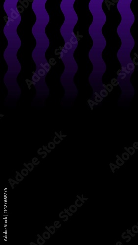 Wavy lines on a transparent background add a spooky atmosphere, conveying themes of anxiety, fear and loneliness. Ideal for concepts related to mental health and emotions.