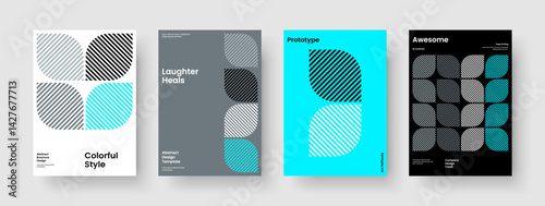 Geometric Brochure Layout. Abstract Poster Design. Isolated Banner Template. Book Cover. Background. Flyer. Business Presentation. Report. Notebook. Newsletter. Brand Identity. Leaflet. Catalog
