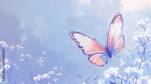 Wallpaper Mural flower, pink, nature, flowers, spring, floral, beauty, blossom, summer, daisy, plant, beautiful, bloom, flora, petal, garden, macro, chrysanthemum, cosmos, purple, closeup, bouquet, color, sky, illust Torontodigital.ca