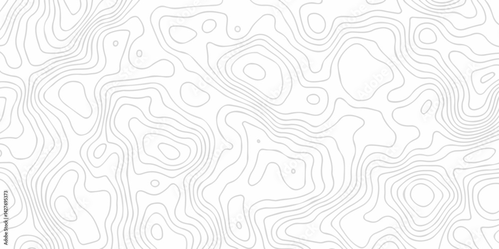White wave paper curved reliefs abstract background. Lines Topographic contour lines map seamless pattern. Landscape geo topographic map background.
White wave paper curved reliefs abstract background. Lines Topographic contour lines map seamless pattern. Landscape geo topographic map background.