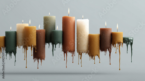 Melted Candlescape: A colle...